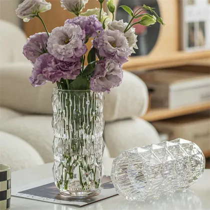 Modern Luxury Premier Baccarat Crystal Vase for Elegant Home Decor