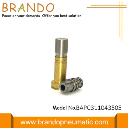 Copper Yellow Solenoid Valve Stem Diameter Is 43.5mm