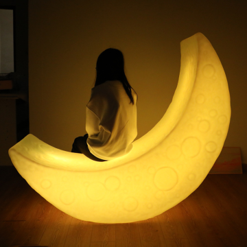 Italian Moon Lamp Net Red Designer Luminous Moon Chair