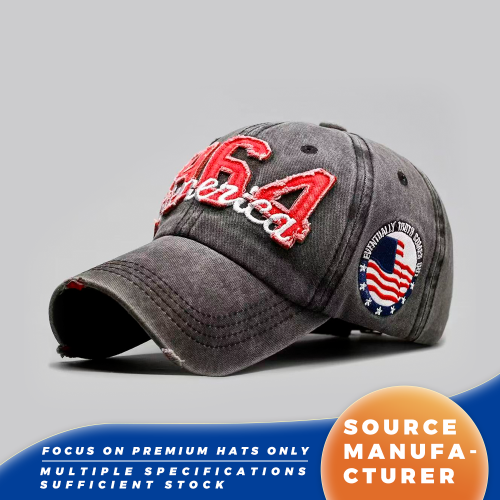 Topi Baseball Cuci Bendera AS Vintage 1964