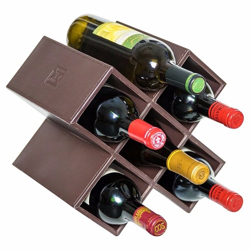 6 Bottles Wine Rack Free Standing Wine Holder 6 Bottles Wine Rack Factory