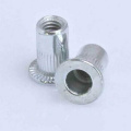 300pcs M3 M4 M6 M8 M10 Zinc Plated Flat Head Rivet Nuts Carbon Steel Rivet Nutserts Threaded Insert Rivet Nuts Insert Riveting