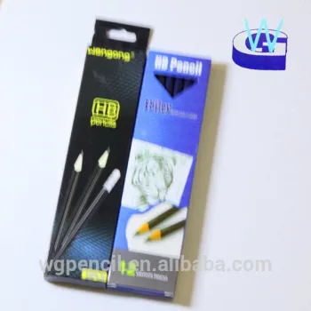 12 pcs HB writing pencils in paper box