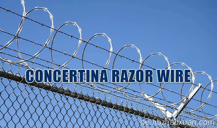 Verzinkter Rasiermesser -Stacheldraht für Gefängniszaun