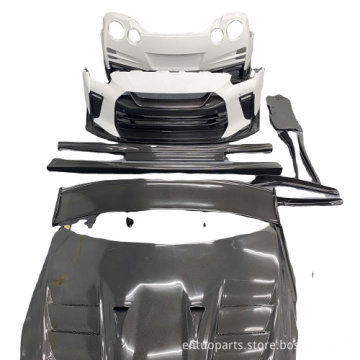 Top Secret Body Kit for GTR35 Nissan GT-R R35: Full Set Bumper Hood Wing with Perfect Fitment and Quality