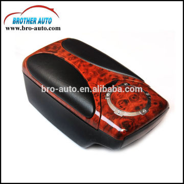 Good quality universal plastic ABS car armrest car console box with metal leg car multi console box