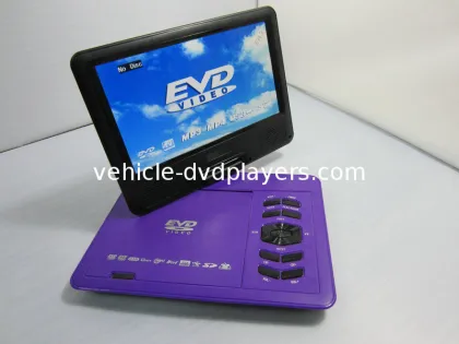 7inch Portable Dvd Games Player / Evd Player / Home Dvd With Sunplus+hitachi Solution-cr-7028