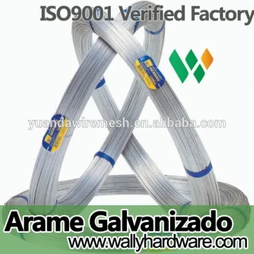 Galvanizado arame liso ovalado 17/15