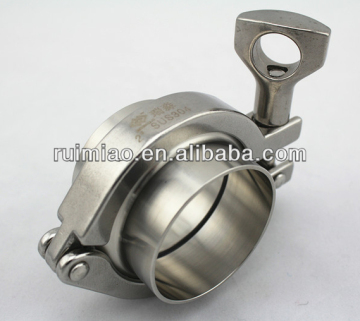 sanitary stainless steel 6 inch pipe clamp