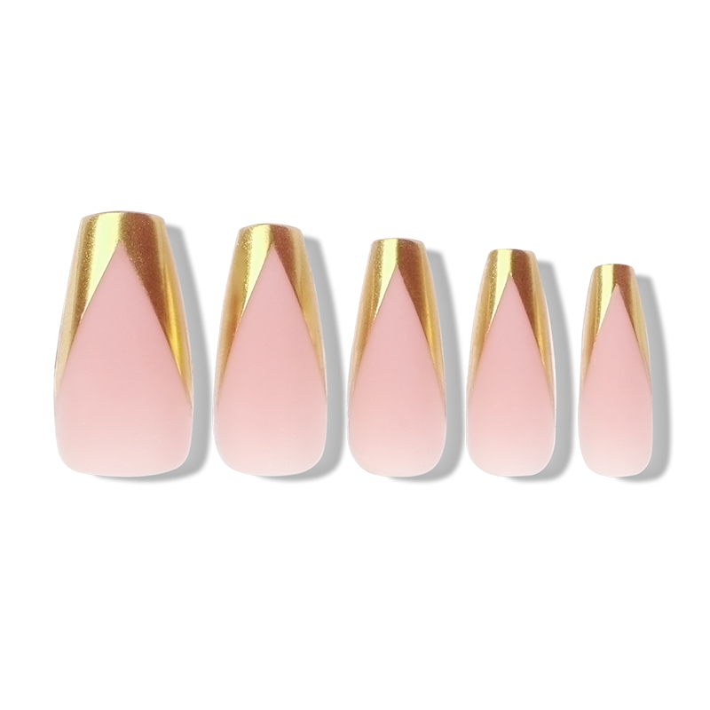 Golden French Nail Tip