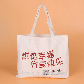 Customized printing canvas tote bag with handle