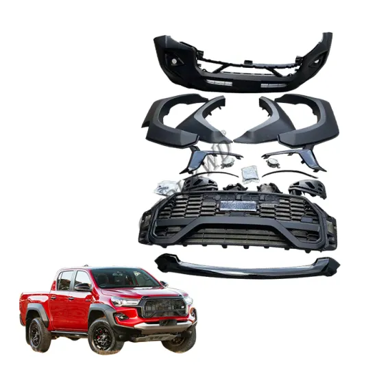 Front Bumper Grille Conversion Body Kits for Hilux Revo Rocco 2016-2018 to Hilux GR Sport 2023