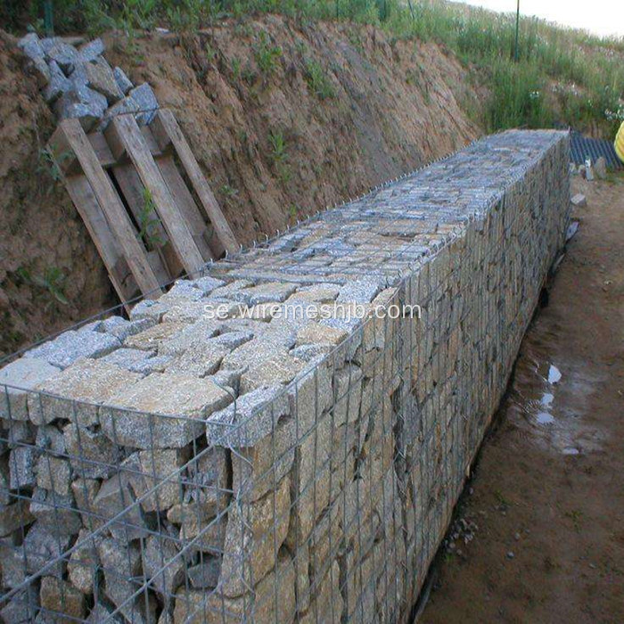 Hot-dip galvaniserad Gabion Box