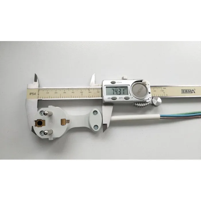 2p+E Steker Datar EU/Schuko French Slim (P8058)