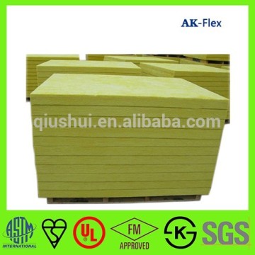 fire retardant thermal insulation acoustic absorption glass wool panel
