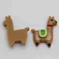 Cartoon Kawaii Mini Alpaca Shaped DIY Phone Shell Ornaments Beads Charms Kids Handmade Toy Decoration