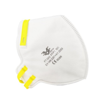 040 FFP1 FACE MASK Particulate Respirator Mask Industri N95 Cup Tali Elastis Satu Ukuran Paling Sesuai Putih Non Steril Tidak Dinilai