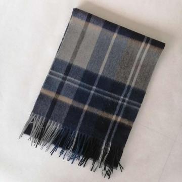 Pure Cashmere Pashmina Soft Warm Long Plaid Scarf