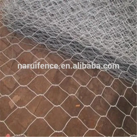 hot dipped galvanized hexagonal gabion wire mesh factory price