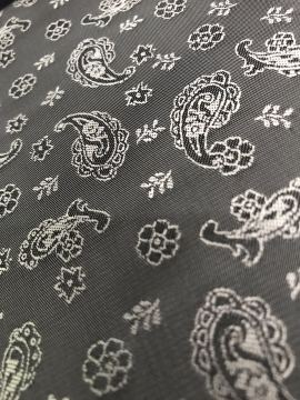 Fodera in jacquard di goccia d'acqua grigio