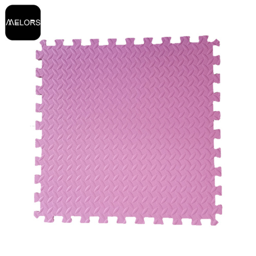 Pink Fitness Exercise EVA Foam Interlocking Mat