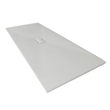 Customizable Acrylic Rectangular Shower Bath Trays - Explore Designs in Stone SMC Material