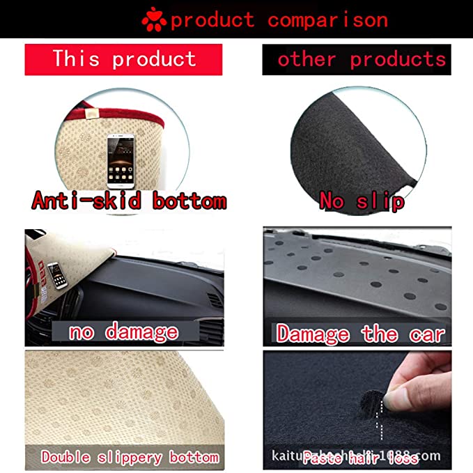 Sun Shade Nonslip Dash Mat