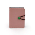 Decorative beads elastic PU credit id card holder