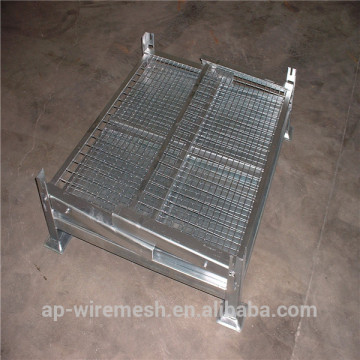 Warehouse metal turnover box roll basket factory