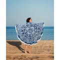 Boho Mandala Jacquard Velours Baumwollrunde Strandtuch