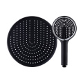 5-Function Round Rain Shower Head 10.5-Inch ABS with TPE Nozzle