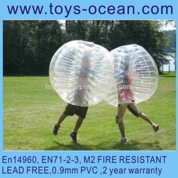 Funny and durable bubble ball soccer, human bubble ball for football