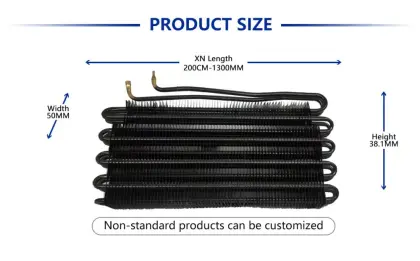 Roll bond fridge evaporator no frost evaporator