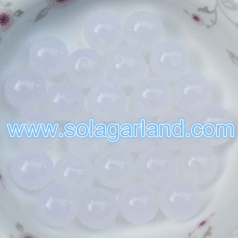 Plastic Round Pony Beads