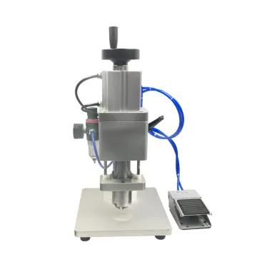 Pneumatic Xilin Bottle Capping Machine | Oral Liquid Aluminum Capping Machine | Vial Sealing Machine