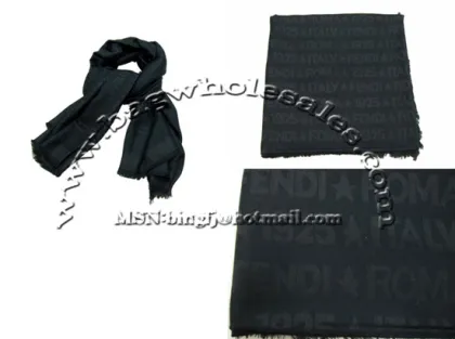 FENDI blue scarf