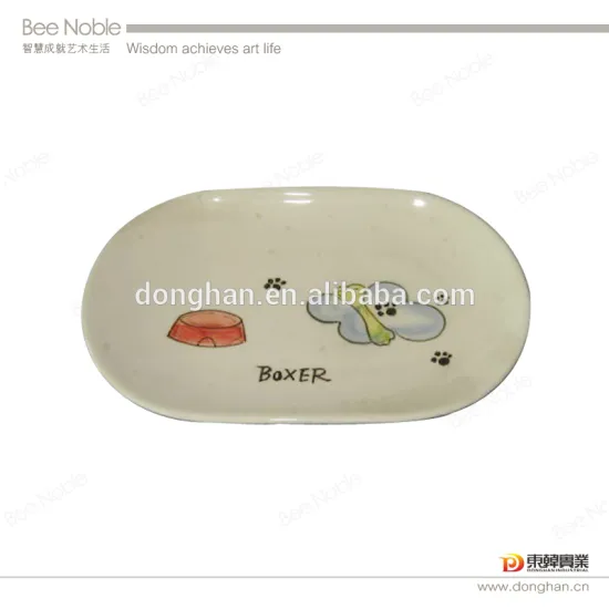 unique oval plate with lovely design for kid