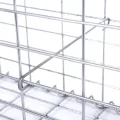 صندوق gabion المجلفن اللحام للاحتفاظ بالجدار