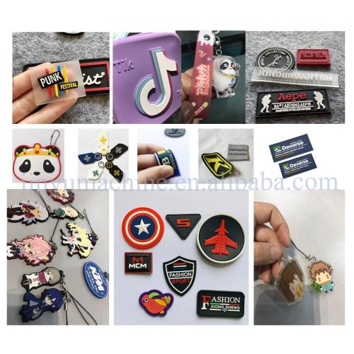 Silicone Rubber Patch Keychain PVC Machine