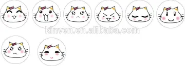 Mosquito repellent patch, cute cat design sticker