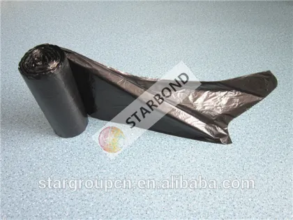 HDPE s cut/s type garbage bag on roll, S-cut garbage bags