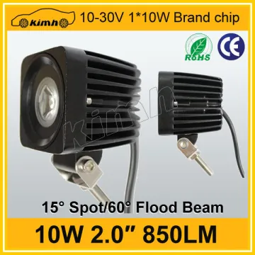 High Quality 10-30v 2" 10w 750LM hid work light , Led Work Light