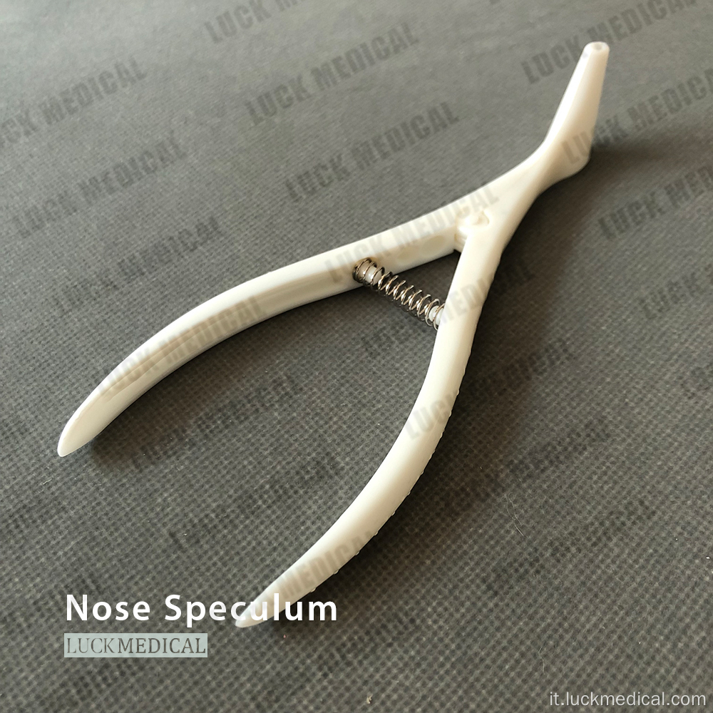 Speculum nasale di plastica monouso