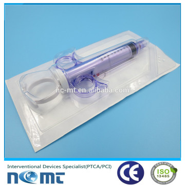 Medical luer lock injector dose-control syringes, small inflation device