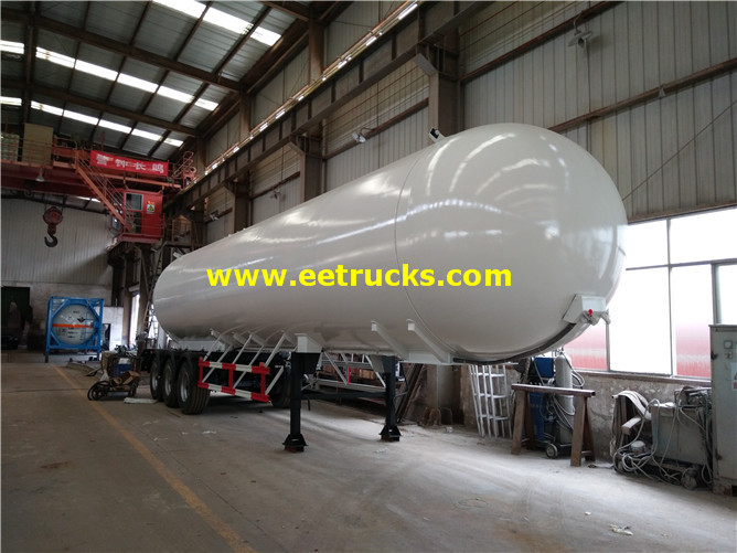 56cbm LPG Gas Delivery Tank Trailers