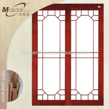 Hot sales interior wooden glass sliding doors