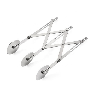 3 Wheels Pastry Cutter Pizza Slicer Baking Roller