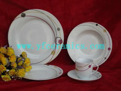 YF78003 dolomite mug ceramic dinnerware