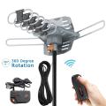 Outdoor amplified vhf uhf digital tv antenna