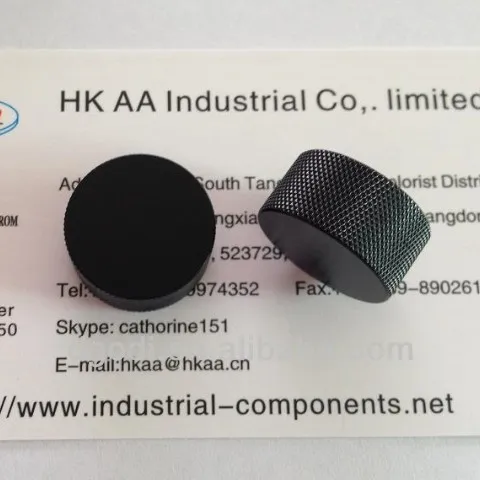 stainless steel, aluminum audio control knobs